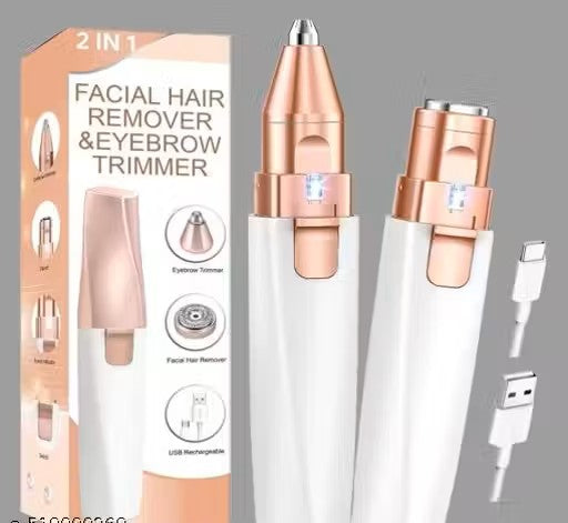 Hair Removel Electric Razor Hair Removal for women Rechargeable Trimmer with Light and USB